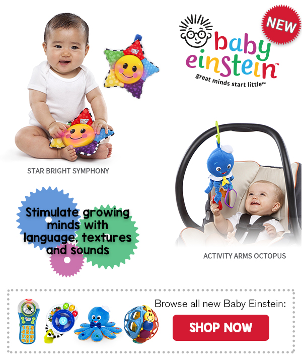 New Baby Einstein toys