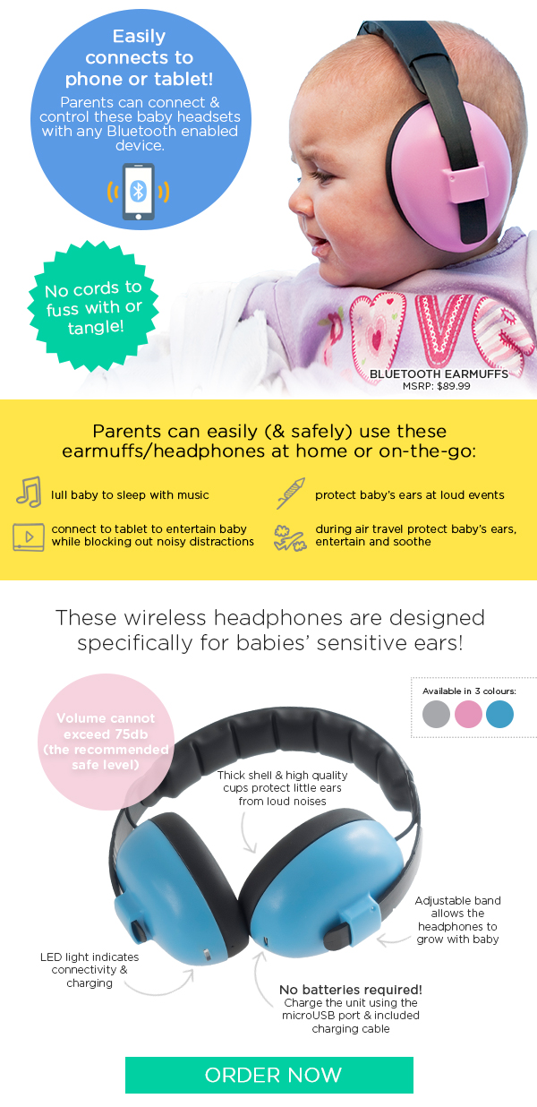 Baby Banz Wireless Bluetooth Earmuffs now in stock Kidcentral